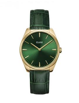 Reloj Cluse Feroce acero 36mm dorado y verde