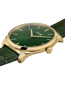 Reloj Cluse Feroce acero 36mm dorado y verde