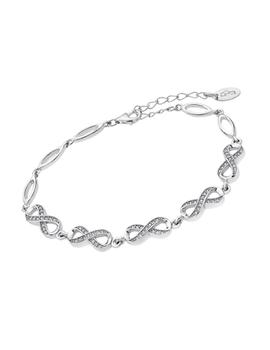 Pulsera Lotus plata infinito