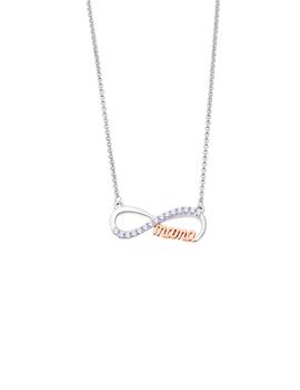 Collar Lotus plata infinito MAMA