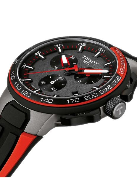 Portavoz Esperanzado Aplastar Reloj Tissot T-Race negro y rojo