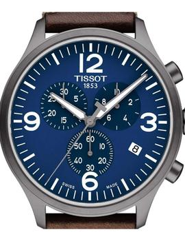 Reloj Tissot Chrono XL azul marrón