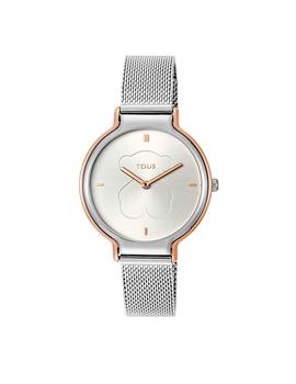 Reloj TOUS Real Bear bicolor de acero/IP rosado