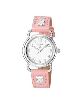 Reloj TOUS Baby Bear de acero con correa de piel