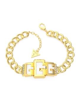 Pulsera Guess acero Curb Chain Logo