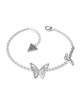 Pulsera Guess acero mariposa