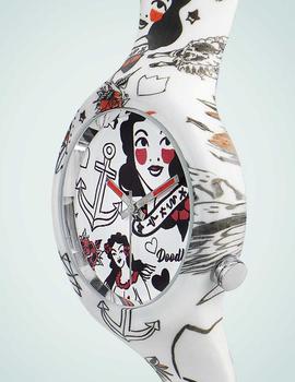 Reloj Doodle Tatoo Mood 39mm multicolor