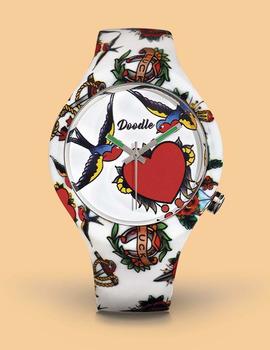 Reloj Doodle Tatoo Mood 39mm multicolor