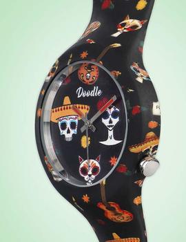 Reloj Doodle Skull Mood 39mm multicolor