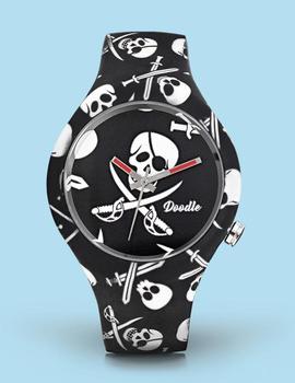 Reloj Doodle Skull Mood 39mm multicolor