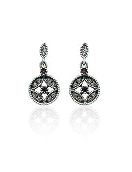 Pendientes Top Silver plata y circonitas