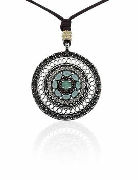 Colgante Top Silver plata y calcedonia