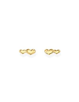 Pendientes Amén plata gold corazón