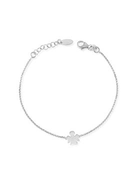 Pulsera Amén plata dorada corazoón