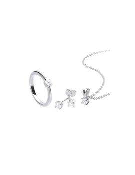 Set Diamonfire plata y circonitas