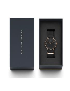 Reloj Daniel Wellington 36mm rosado Cornwall negro