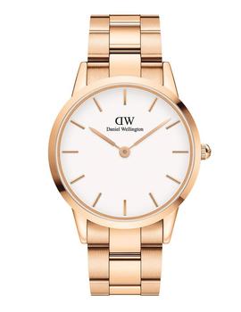 Reloj Daniel Wellington 40mm rosado Iconic Link