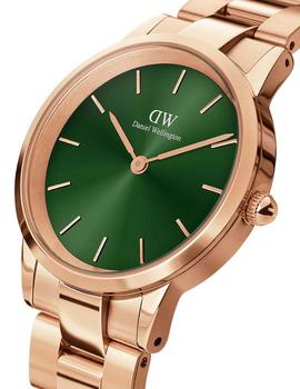 Reloj DW 36mm oro rosado Iconic Emerald