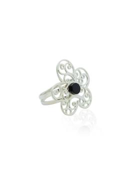 Anillo Fink Orfebres plata y azabache