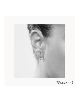 Pendientes LeCarré oro blanco y diamantes