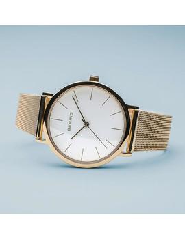 Reloj Bering acero Classic 36mm dorado