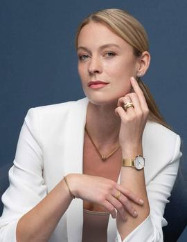 Reloj Bering acero Classic 36mm dorado