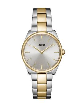 Reloj Cluse acero Feroce Petite 31,5mm bicolor.