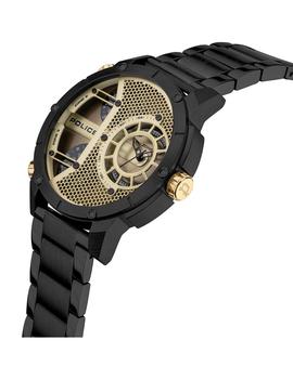 Reloj Police Vibe acero negro y dorado