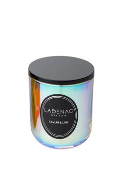 Vela en vaso 75gr Ladenac Urban iridescente caviar y lima