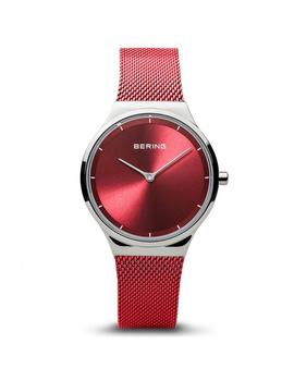 Reloj Bering acero Classic rojo