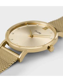 Reloj Cluse Minuit dorado 33mm