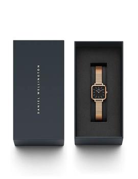 Reloj DW 20*22mm Quadro Ashfield oro rosado negro