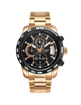 Reloj Viceroy crono IP dorado y negro brazalete