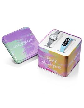 Pack reloj Viceroy Sweet acero niña + smartband