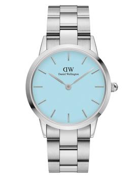 Reloj Daniel Wellingto 36mm plateado Iconic Linc Pastel Blue