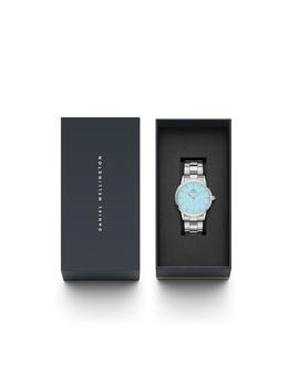 Reloj Daniel Wellingto 36mm plateado Iconic Linc Pastel Blue