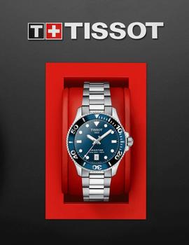 Reloj Tissot Seastar acero esfera azul