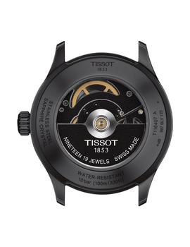 Reloj Tissot Gent XL automático negro piel marrón