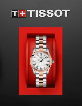 Reloj Tissot T-Wave acero bicolor nácar blanco