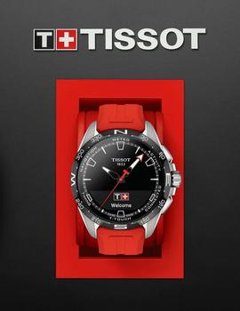 Reloj Tissot T-Touch negro y rojo