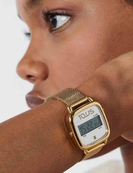 Reloj Tous D-Logo IP dorado digital