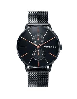 Reloj Viceroy Multifuncion acero IP negro