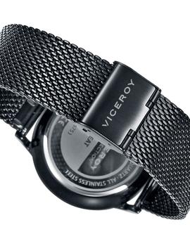 Reloj Viceroy Multifuncion acero IP negro