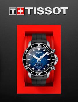 Reloj Tissot Seastar acero negro/azul