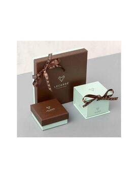 Anillo Lecarré oro amarillo cuarzo verde 8x8