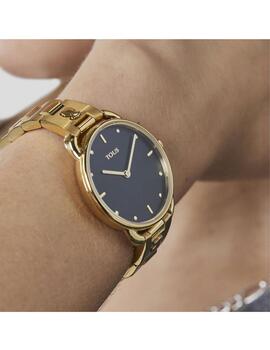 Reloj Tous Let brazalete esfera negra