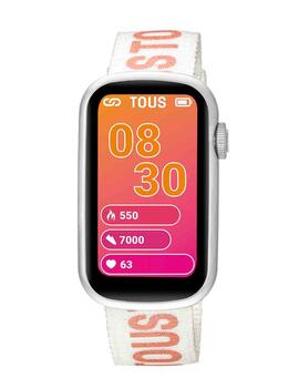 Reloj Tous T-Band aluminio correas rosa/blanco