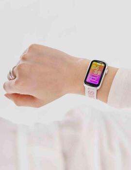 Reloj Tous T-Band aluminio correas rosa/blanco