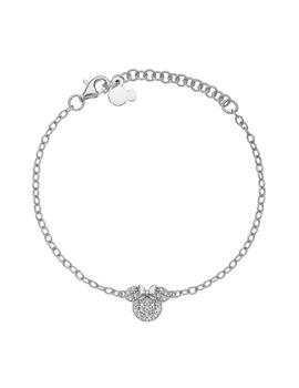 Pulsera Disney Mickey Mouse plata y circonitas