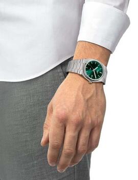 Reloj Tissot PRX acero esf. verde